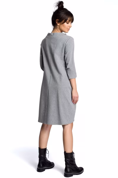 Sukienka Model B070 Grey - BeWear — zdjęcie 2