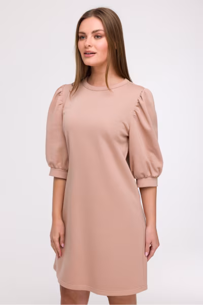 Sukienka Model B291 Mocca - BeWear — zdjęcie 1