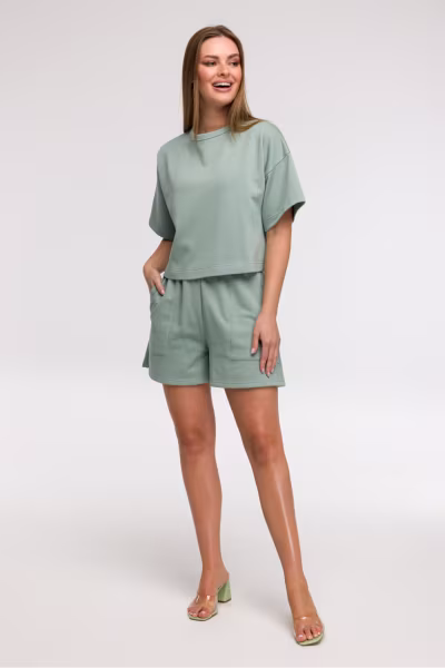 Bluza Damska Model B294 Mint - BeWear — zdjęcie 2