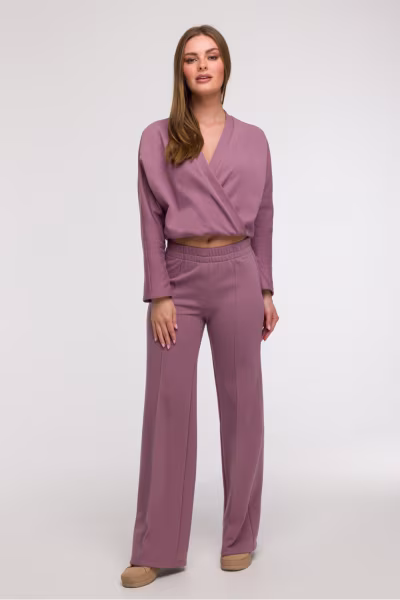 Spodnie Dresowe Model B296 Wrzos - BeWear — zdjęcie 1