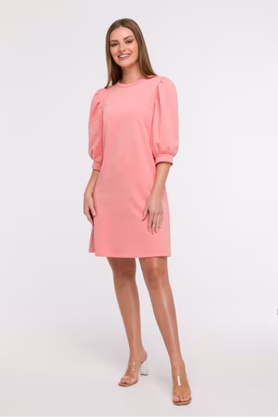 Sukienka Model B291 Coral - BeWear — zdjęcie 2