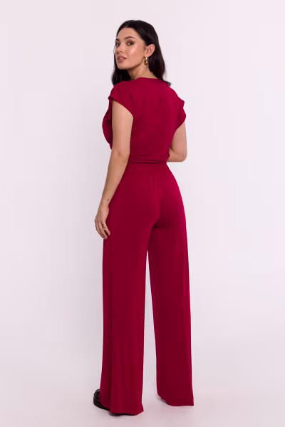 Spodnie Damskie Model B289 Bordo - BeWear — zdjęcie 2