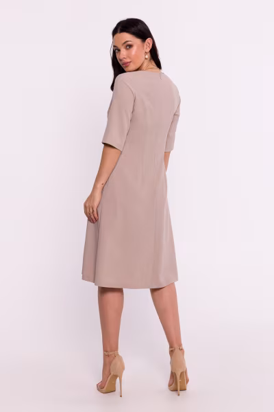 Sukienka Model B280 Beige - BeWear — zdjęcie 3