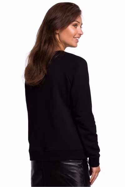 Bluza Damska Model B167 Black - BeWear — zdjęcie 3