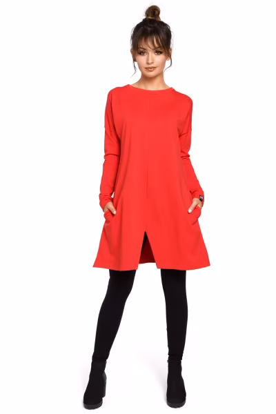 Tunika Model B042 Red - BeWear — zdjęcie 2