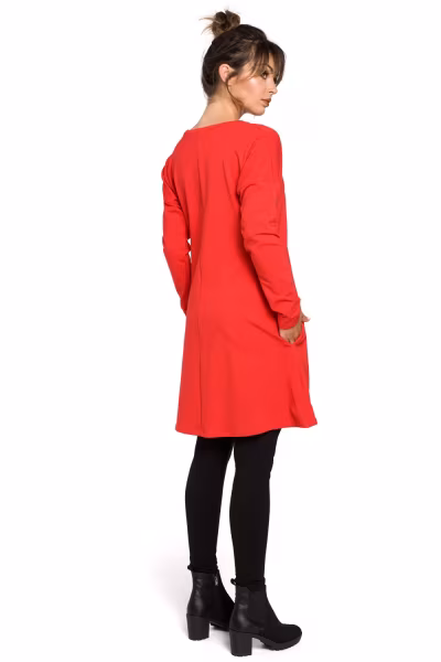 Tunika Model B042 Red - BeWear — zdjęcie 3