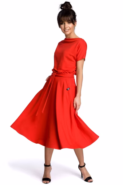 Sukienka Model B067 Red - BeWear — zdjęcie 1