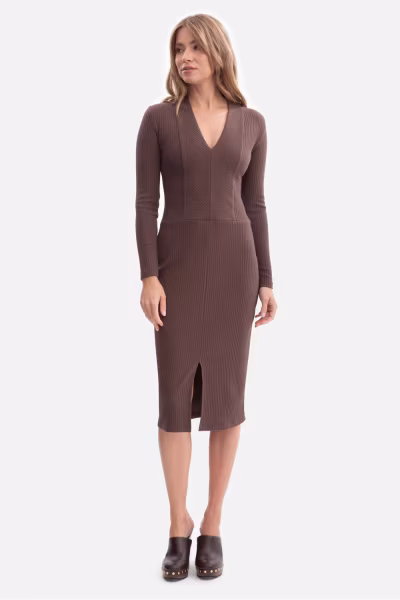 Sukienka Model B307 Brown - BeWear — zdjęcie 1