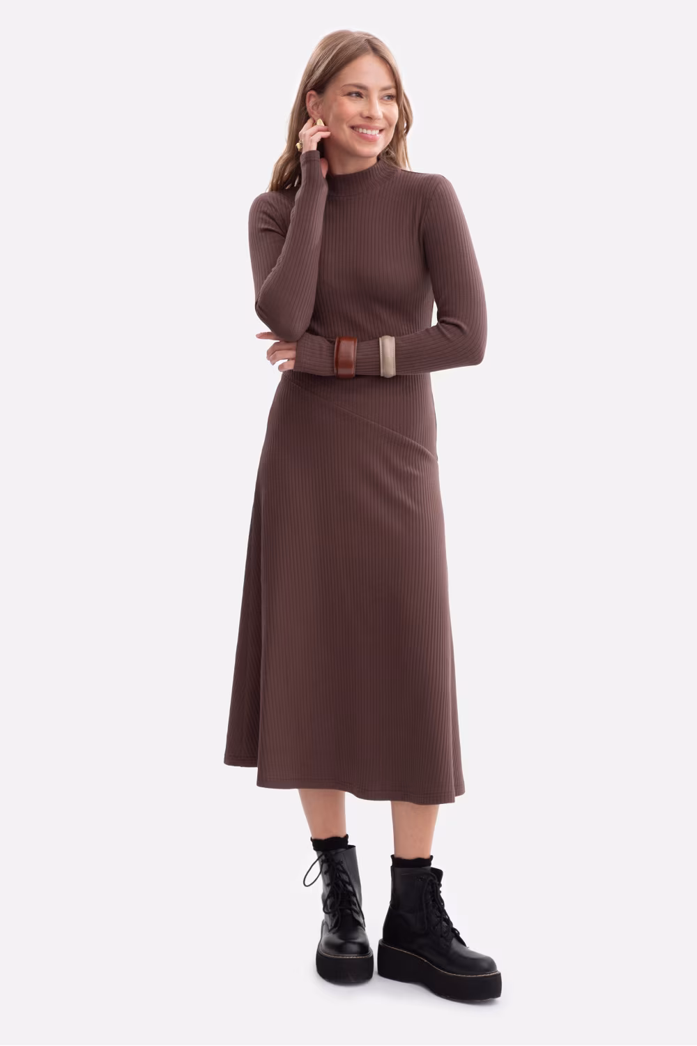 Sukienka Model B299 Brown - BeWear