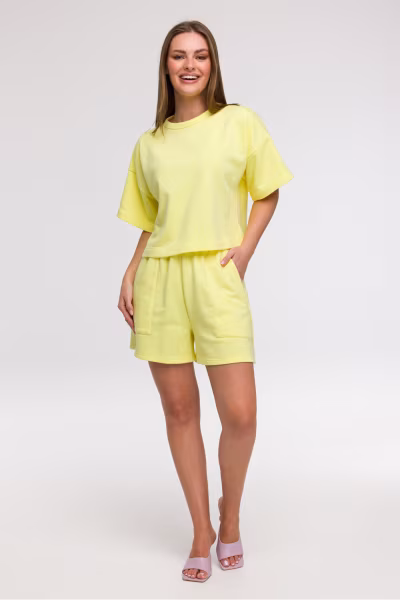 Bluza Damska Model B294 Cytryna - BeWear — zdjęcie 2