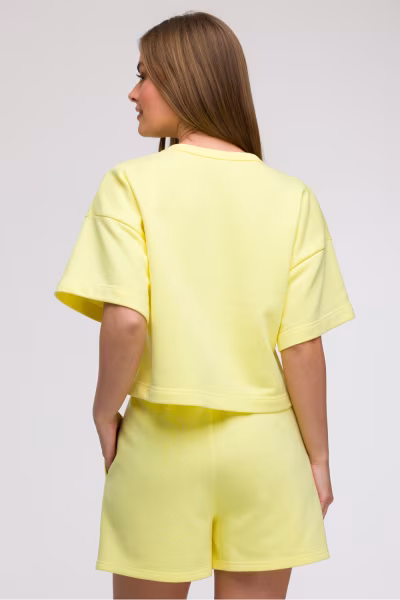 Bluza Damska Model B294 Cytryna - BeWear — zdjęcie 3