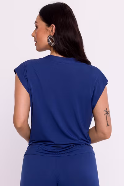 Bluzka Model B288 Blue - BeWear — zdjęcie 3