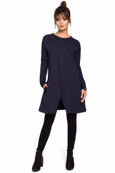 Tunika Model B042 Navy - BeWear — zdjęcie 2