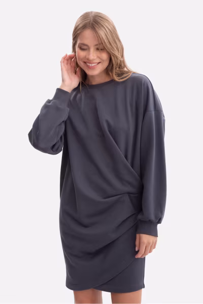 Sukienka Model B298 Stal - BeWear — zdjęcie 1