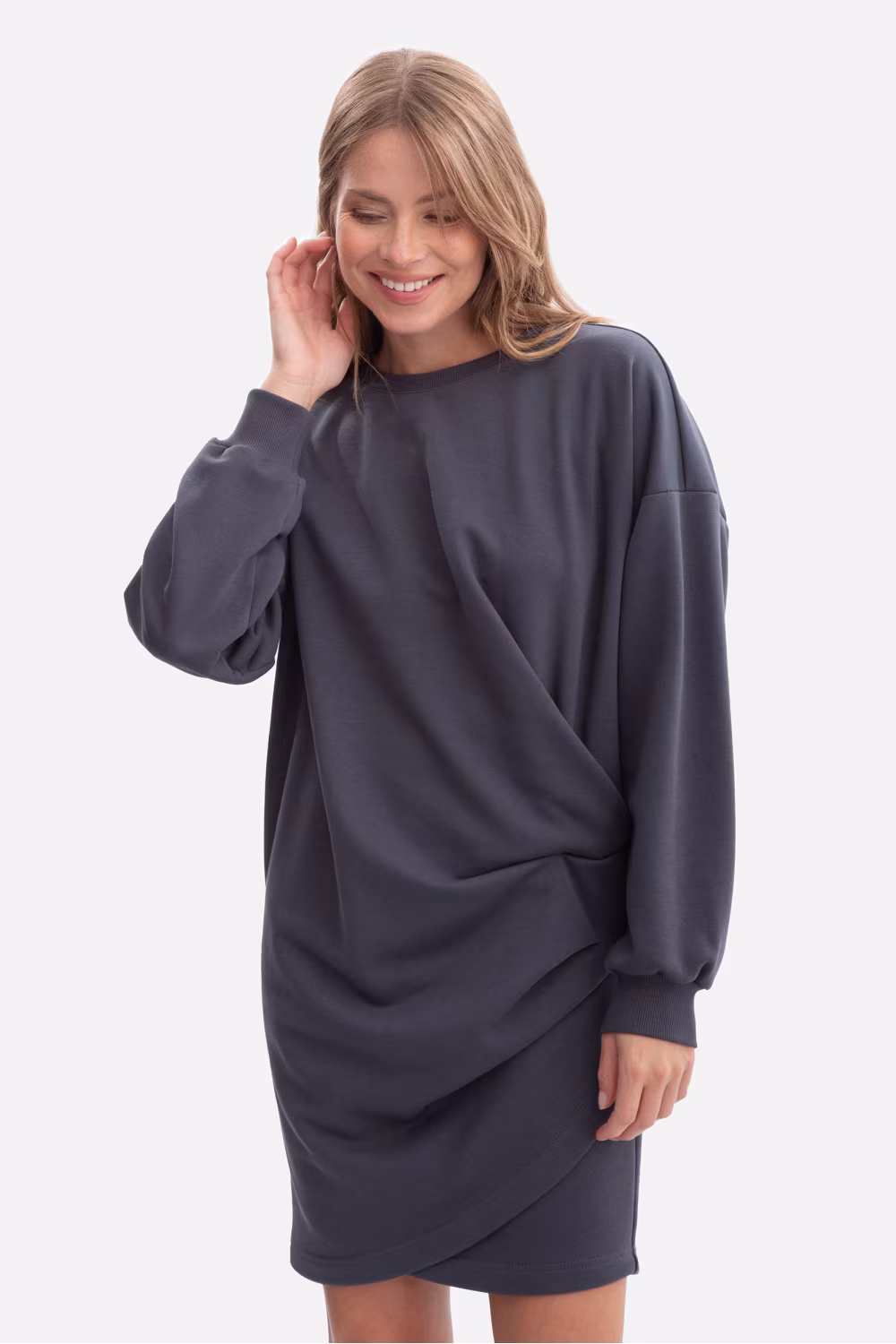 Sukienka Model B298 Stal - BeWear