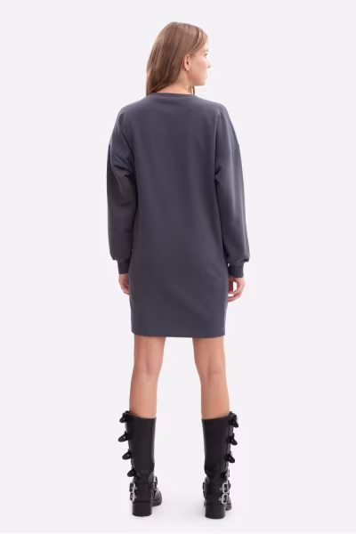 Sukienka Model B298 Stal - BeWear — zdjęcie 3