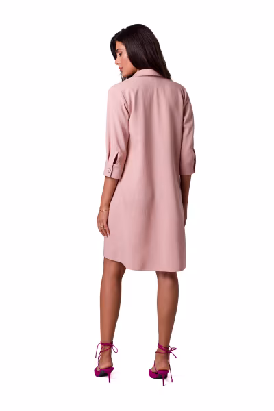 Sukienka Model B257 Pink - BeWear — zdjęcie 2