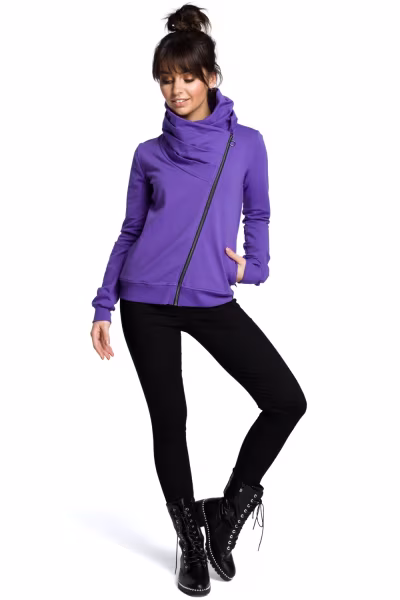 Bluza Damska Model B071 Violet - BeWear — zdjęcie 2