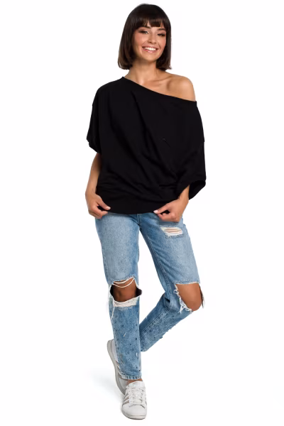 Bluza Damska Model B079 Black - BeWear — zdjęcie 2