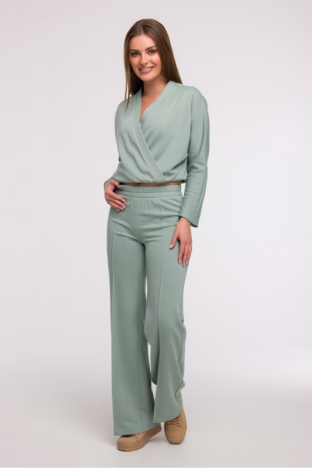 Spodnie Dresowe Model B296 Mint - BeWear
