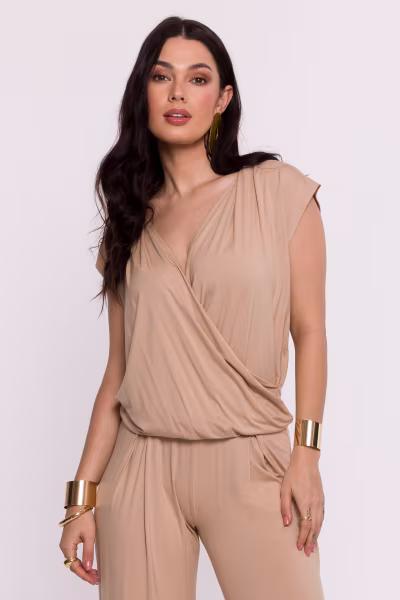 Bluzka Model B288 Beige - BeWear — zdjęcie 1