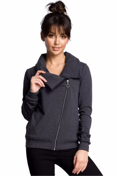 Bluza Damska Model B071 Grafit - BeWear — zdjęcie 1