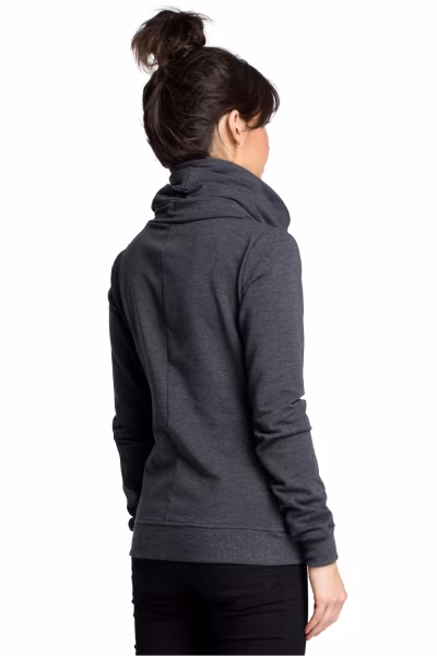 Bluza Damska Model B071 Grafit - BeWear — zdjęcie 3
