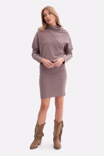 Sukienka Model B309 Cacao - BeWear — zdjęcie 2