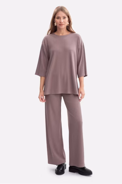 Bluzka Model B301 Cacao - BeWear — zdjęcie 2