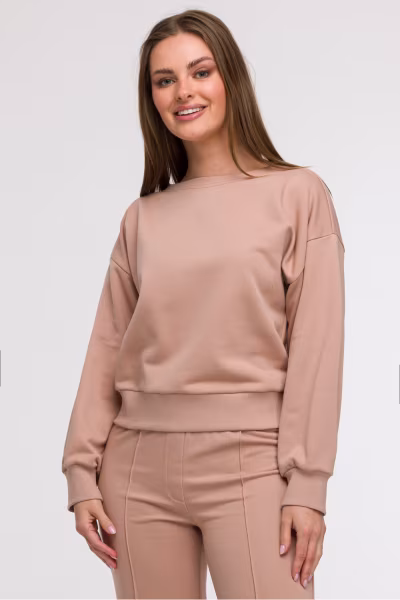 Bluza Damska Model B293 Mocca - BeWear — zdjęcie 1
