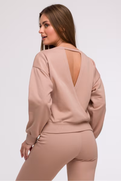 Bluza Damska Model B293 Mocca - BeWear — zdjęcie 3