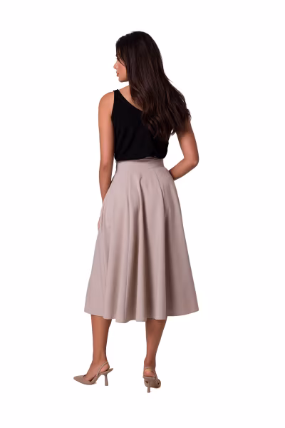 Spódnica Model B265 Beige - BeWear — zdjęcie 2