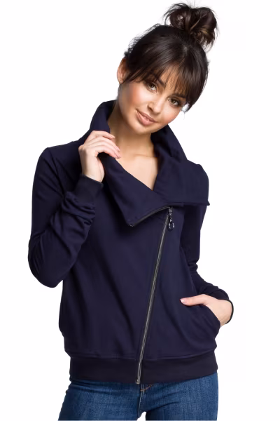 Bluza Damska Model B071 Navy - BeWear — zdjęcie 1