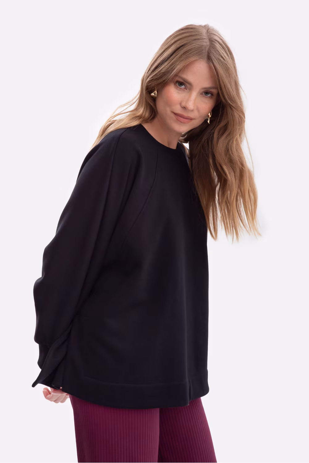 Bluza Damska Model B306 Black - BeWear