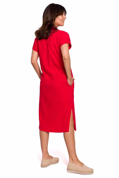 Sukienka Model B222 Red - BeWear — zdjęcie 2