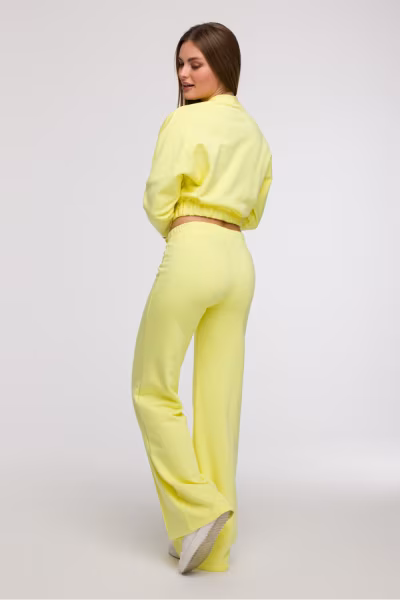 Spodnie Dresowe Model B296 Cytryna - BeWear — zdjęcie 2