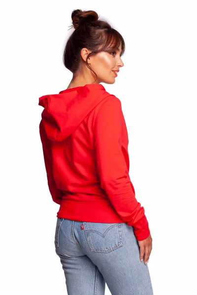 Bluza Damska Model B246 Red - BeWear — zdjęcie 3