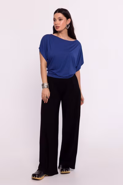 Bluzka Model B287 Blue - BeWear — zdjęcie 2