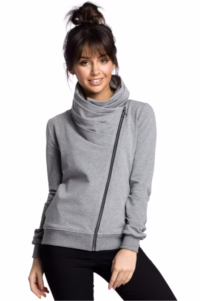 Bluza Damska Model B071 Grey - BeWear — zdjęcie 1