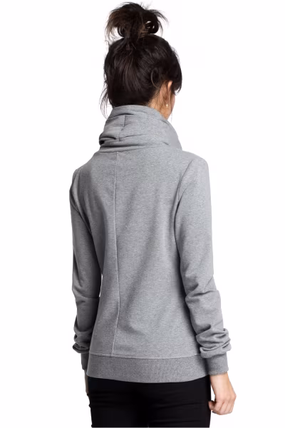 Bluza Damska Model B071 Grey - BeWear — zdjęcie 3