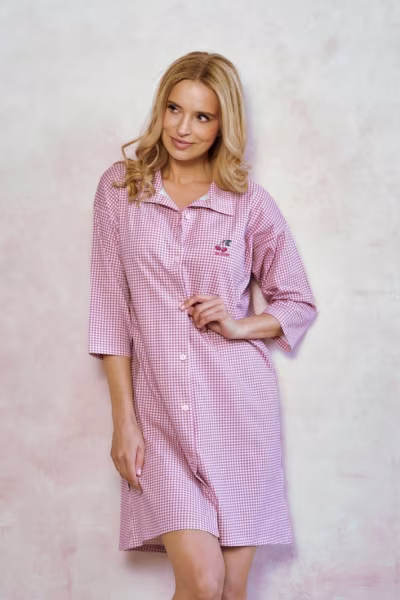 Koszulka nocna Koszula Nocna Model Jolie 3436 Pink - Taro — zdjęcie 1