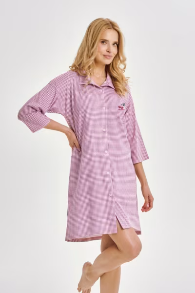 Koszulka nocna Koszula Nocna Model Jolie 3436 Pink - Taro — zdjęcie 2