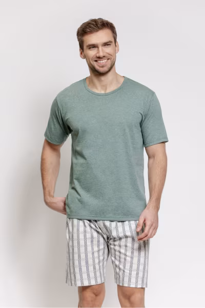 Piżama Męska Model ALex 3581 Green - Taro — zdjęcie 1
