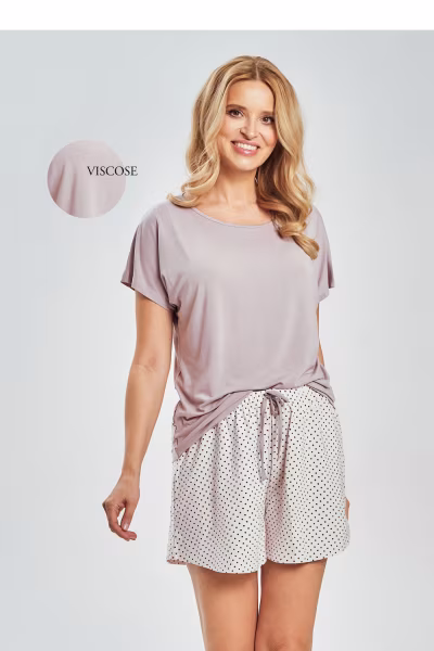 Piżama Damska Model Marcella 3516 Grey - Taro — zdjęcie 1