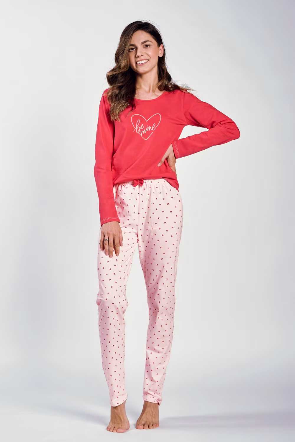 Piżama Damska Model Amalia 3235  Red - Taro