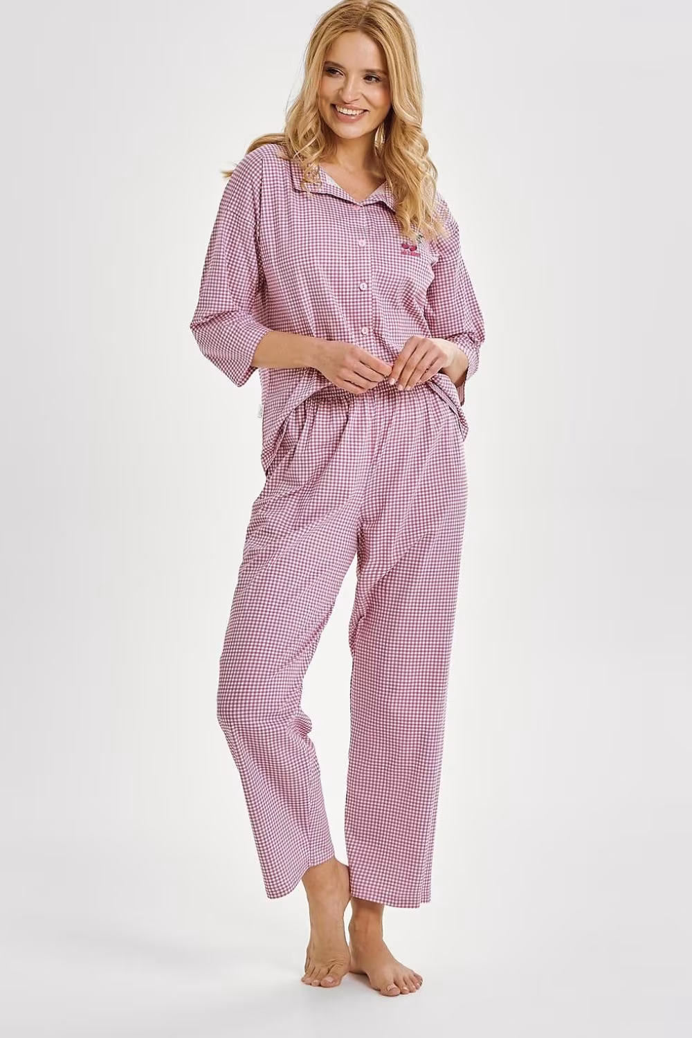 Piżama Damska Model Jolie 3435 Pink - Taro
