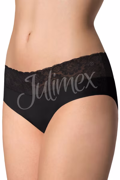 Figi Model Hipster panty Black - Julimex Lingerie — zdjęcie 1