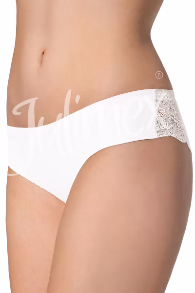 Figi Model Tanga panty White - Julimex Lingerie — zdjęcie 1