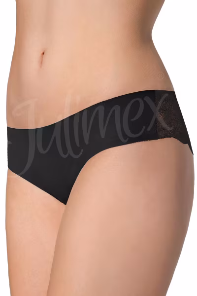 Figi Model Tanga panty Black - Julimex Lingerie — zdjęcie 1