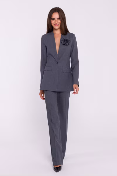 Marynarka Model S370 Grey - Stylove — zdjęcie 2